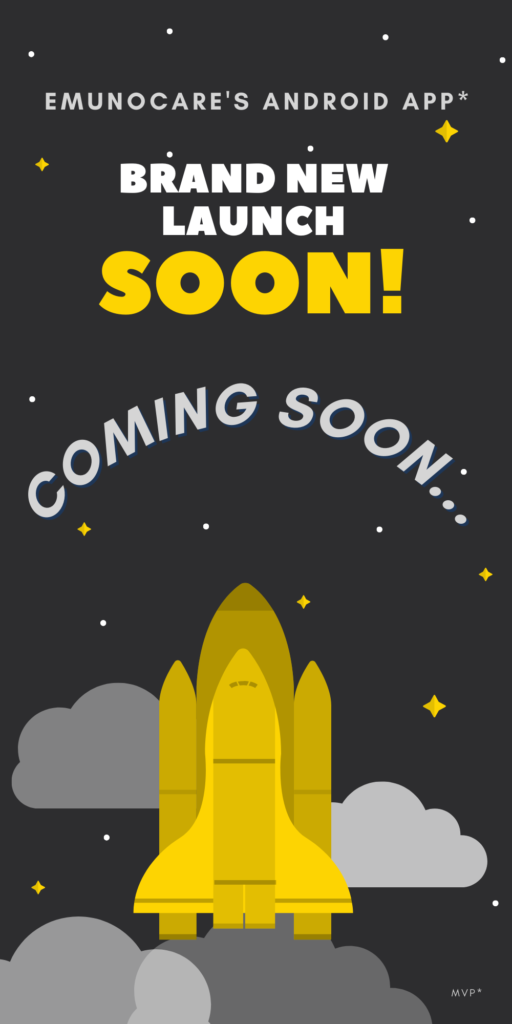 Charcoal and Yellow Rocketship Business Launch Announcement